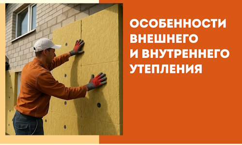 Какие особенности внешнего и внутреннего утепления в Кургане