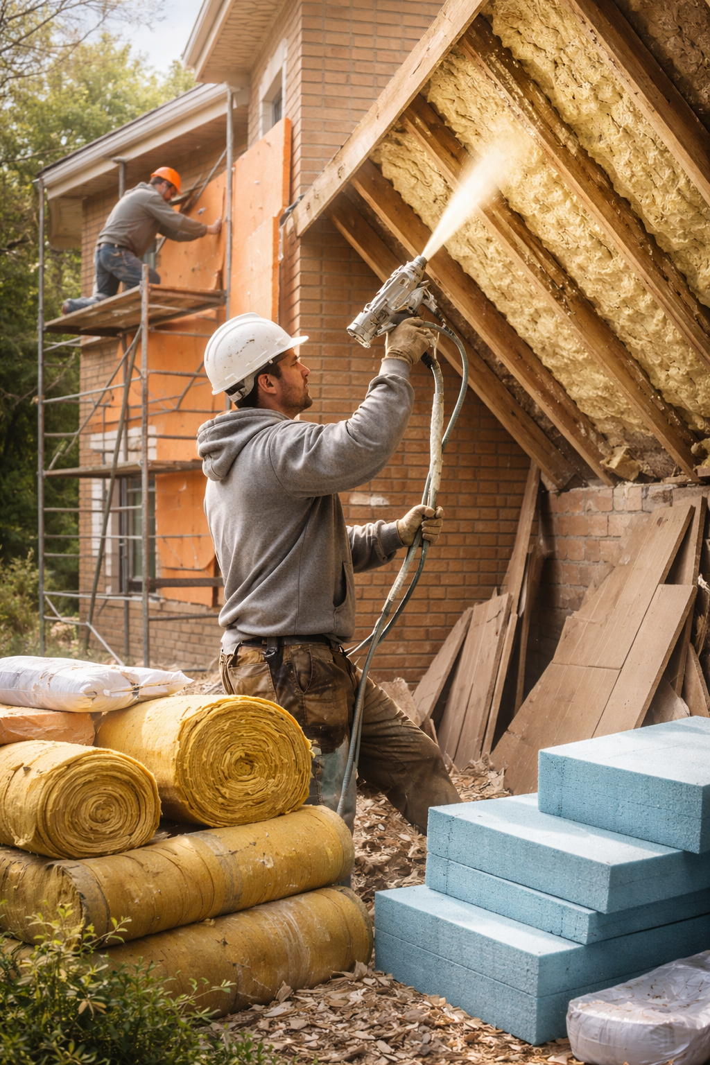 Утепление домов в Кургане под ключ от 4330 руб/м2 | Профессионально — ТепломастерКрг
