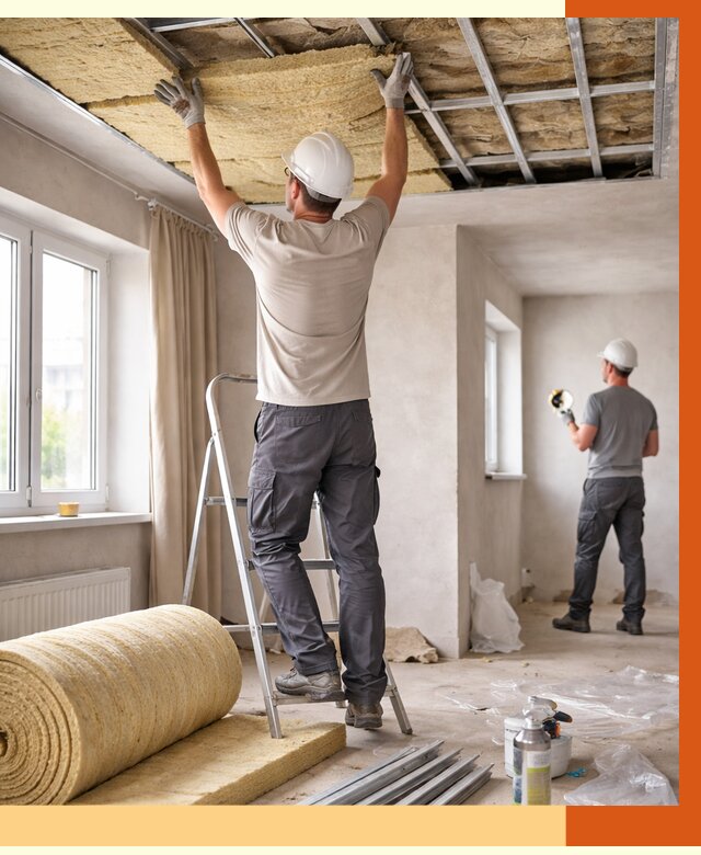 Утепление потолка в частном доме в Кургане от 979 руб./м² — работы под ключ | ТепломастерКрг