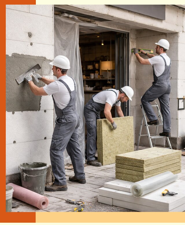 Утепление кафе в Кургане: профессиональная теплоизоляция и монтаж