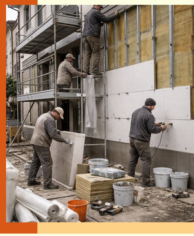 Утепление гостиницы под ключ в Кургане с гарантией качества