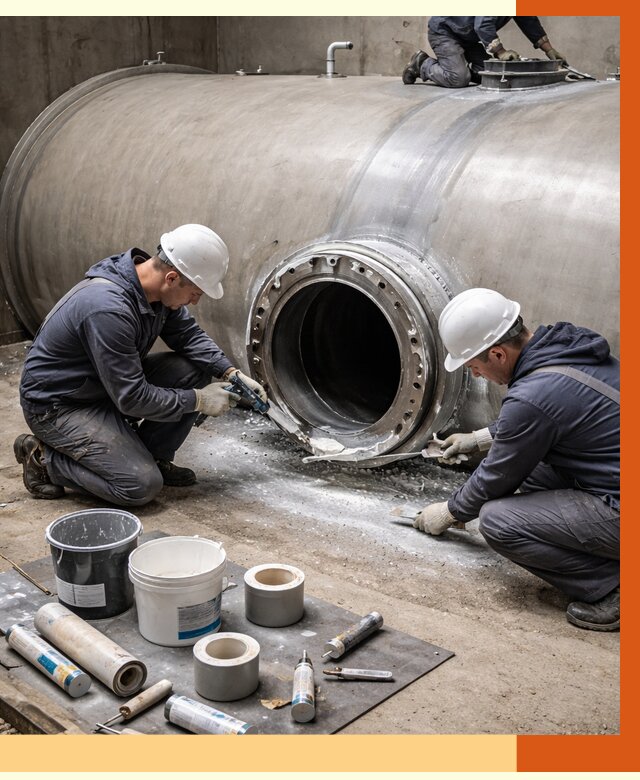 Гидроизоляция резервуара с топливом в Кургане от 77318 руб. под ключ | ТепломастерКрг