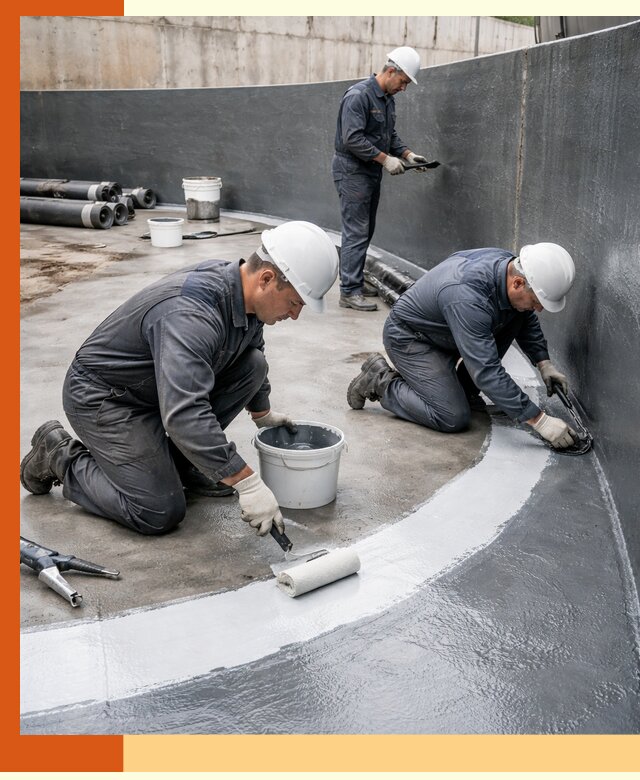 Гидроизоляция резервуара для топлива в Кургане